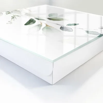 Schlüsselschrank Aquarellblätter