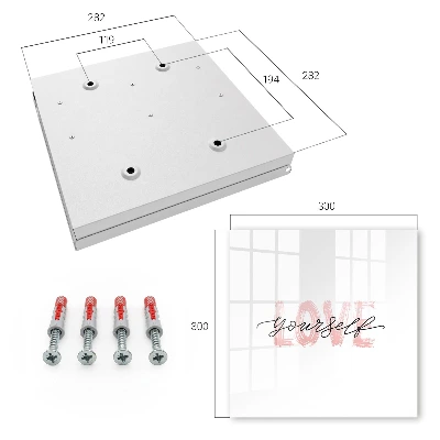 Schlüsselschrank Liebe dich selbst