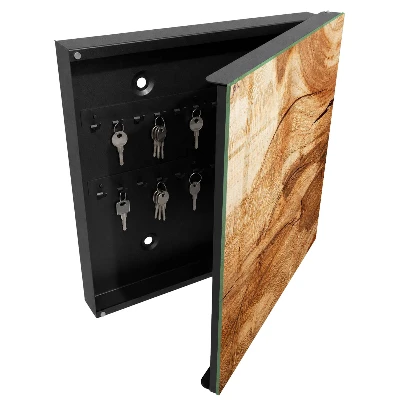 Schlüsselkasten modern Holzstruktur