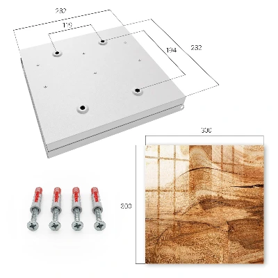 Schlüsselkasten modern Holzstruktur
