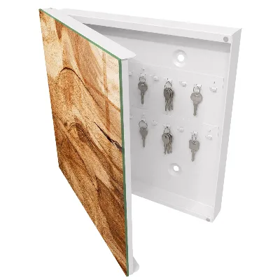 Schlüsselkasten modern Holzstruktur