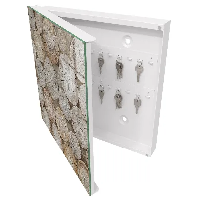 Schlüsselschrank Holzkreise