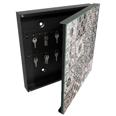 Schlüsselschrank für den Flur mit stilvollem Fliesendesign