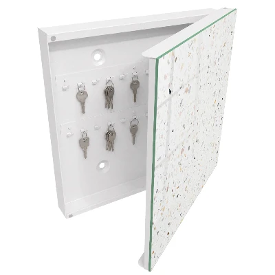Schlüsselschrank für den Flur Heller Terrazzo