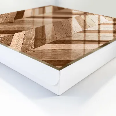 Schlüsselschrank für den Flur Holz-Fischgrätmuster