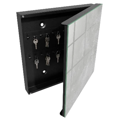 Schlüsselschrank in eleganter grauer Optik