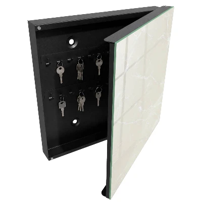 Schlüsselschrank im Design Marmor-Eleganz