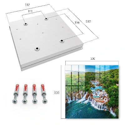 Schlüsselkasten modern Natürliche Wasserfälle