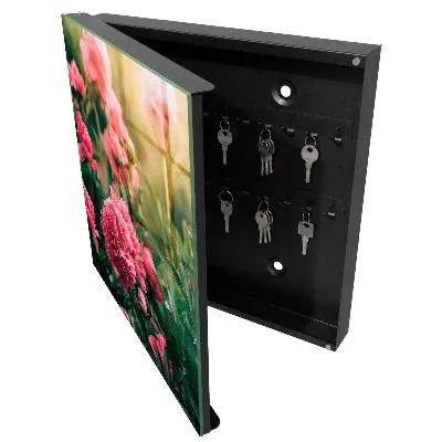 Schlüsselschrank für den Flur Rosa Pfingstrosen