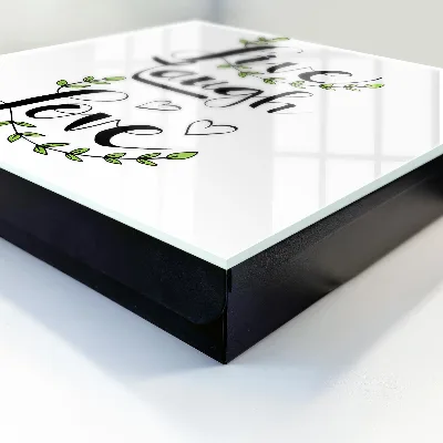 Schlüsselschrank für den Flur Positive Typografie