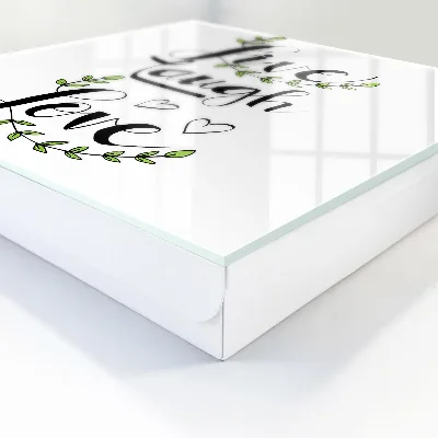 Schlüsselschrank für den Flur Positive Typografie
