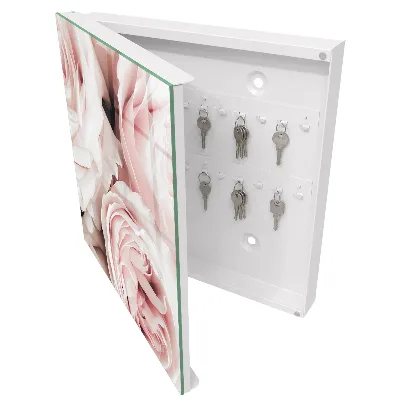 Schlüsselkasten modern Pastellrosen
