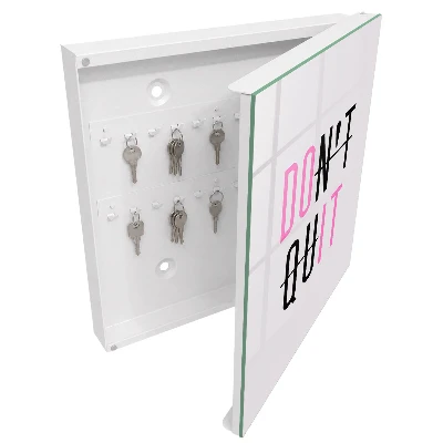 Schlüsselschrank Motivationstypografie