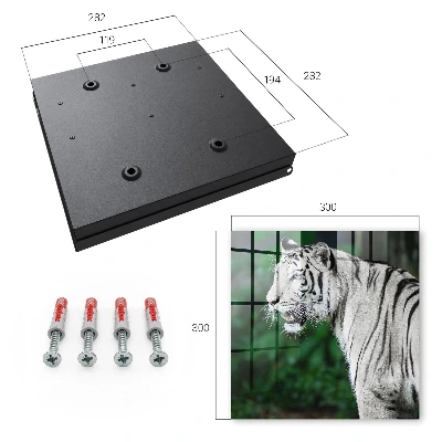 Schlüsselkasten modern Weißer Tiger