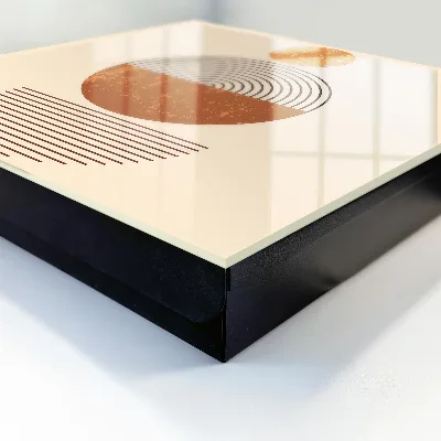 Schlüsselschrank Retro-Geometrie