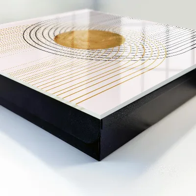 Schlüsselschrank für den Flur Kreise und Linien