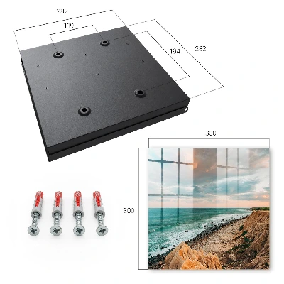 Schlüsselschrank Klippen am Meer