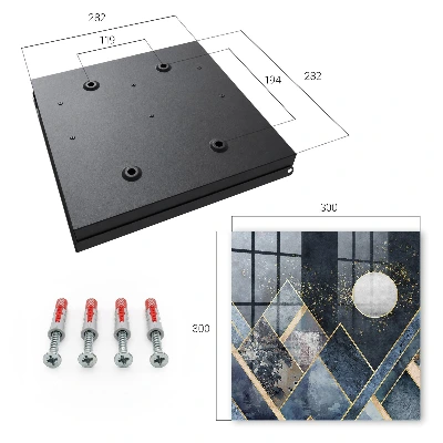 Schlüsselkasten modern Himmelsgeometrie