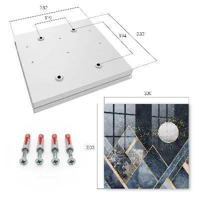 Schlüsselkasten modern Himmelsgeometrie