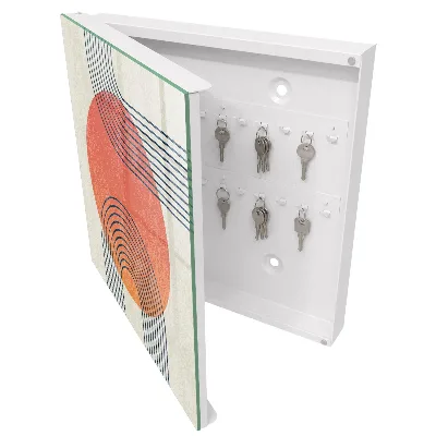 Schlüsselschrank für den Flur Geometrische Linien