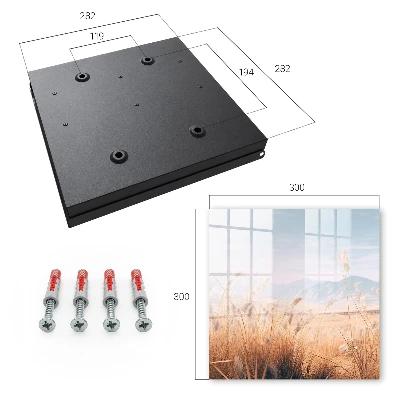 Schlüsselschrank für den Flur Graslandschaft