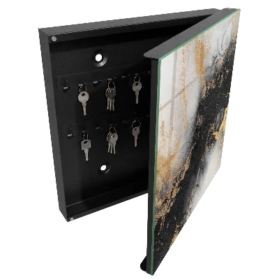 Schlüsselkasten modern Schwarze Eleganz