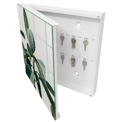Schlüsselschrank für den Flur Ficusblätter