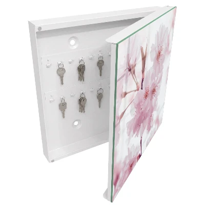 Schlüsselschrank für den Flur Kirschblüten
