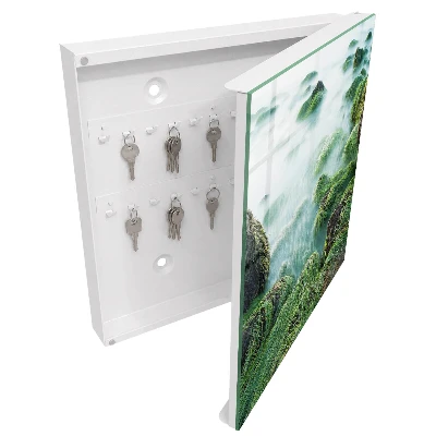 Schlüsselschrank Grüne Wellen