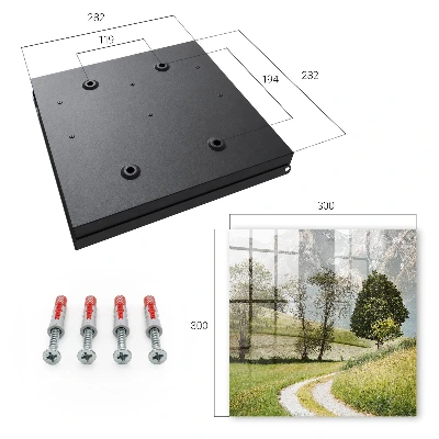 Schlüsselschrank für den Flur Berglandschaft