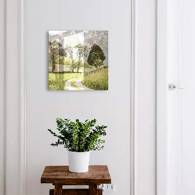 Schlüsselschrank für den Flur Berglandschaft