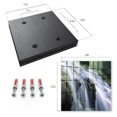 Schlüsselschrank Grüner Wasserfall