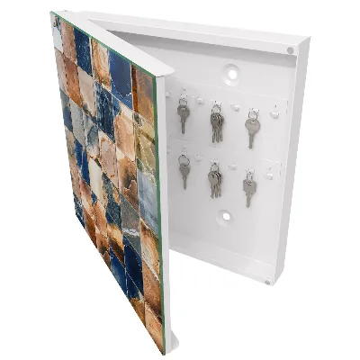 Schlüsselschrank Marmormosaik
