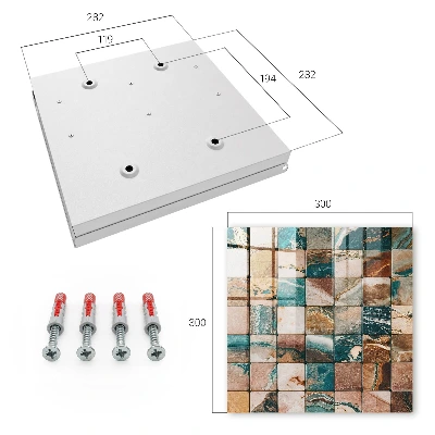 Schlüsselschrank für den Flur Tonales Mosaik
