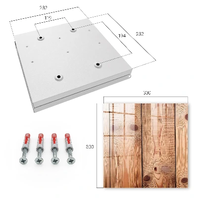 Schlüsselschrank für den Flur Holzringe