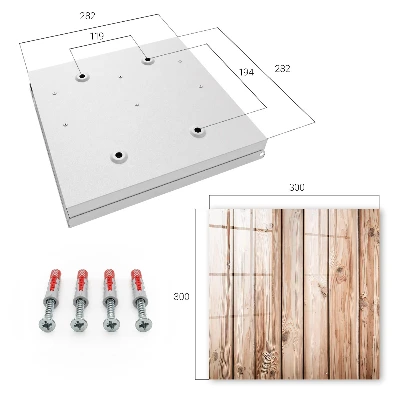 Schlüsselkasten modern Holzbretter