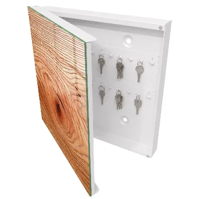Schlüsselschrank Holzmaserung