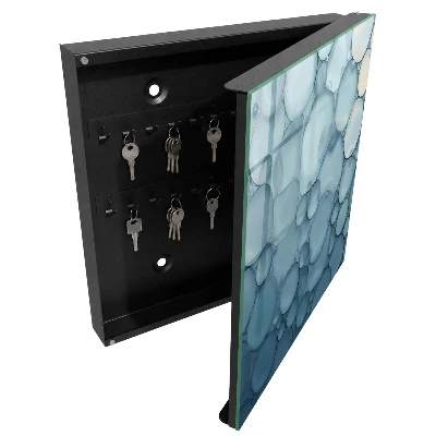 Schlüsselschrank Blaue Blasen