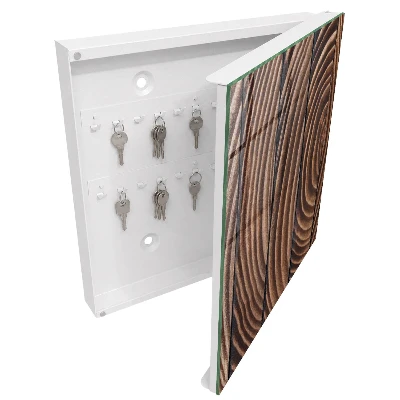 Schlüsselkasten modern Holzwellen