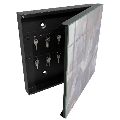 Schlüsselschrank in grauer Eleganz
