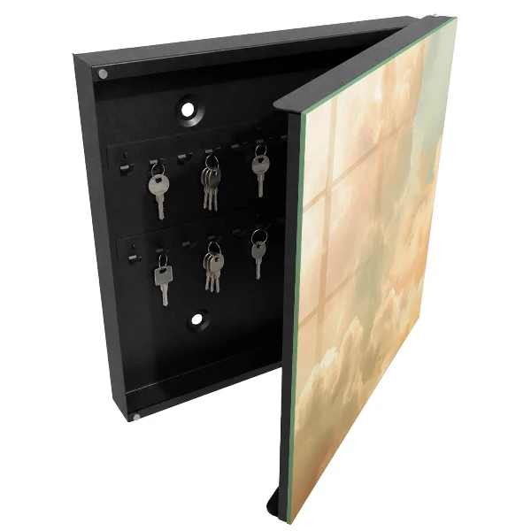 Schlüsselschrank Pastellfarbene Wolken