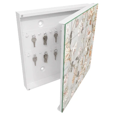 Schlüsselschrank für den Flur Blütenzweige