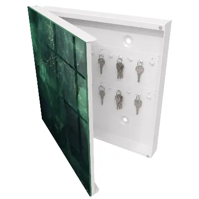 Schlüsselschrank für den Flur Grüne Eleganz