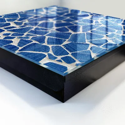 Schlüsselkasten modern Blaues Mosaik
