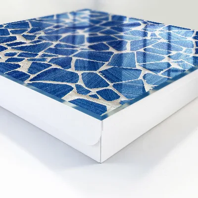 Schlüsselkasten modern Blaues Mosaik