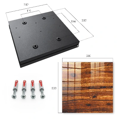 Schlüsselschrank Holzstruktur