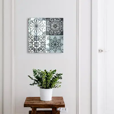 Schlüsselschrank für den Flur Geometrische Muster