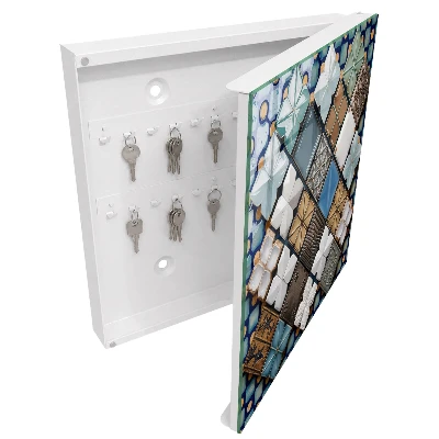 Schlüsselschrank Fliesenmuster
