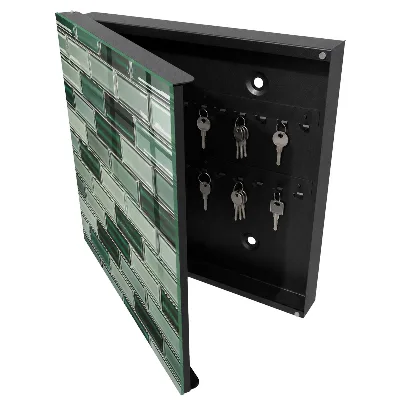 Schlüsselschrank Grüne Wand