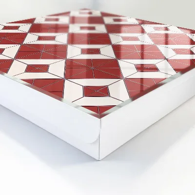 Schlüsselschrank für den Flur Rotes Mosaik